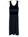 Scott McClintock Size 8 Black Nylon Blend Sleeveless Round Neck Maxi Dress Black / 8