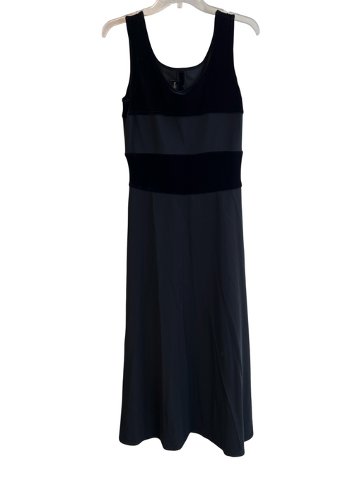 Scott McClintock Size 8 Black Nylon Blend Sleeveless Round Neck Maxi Dress Black / 8
