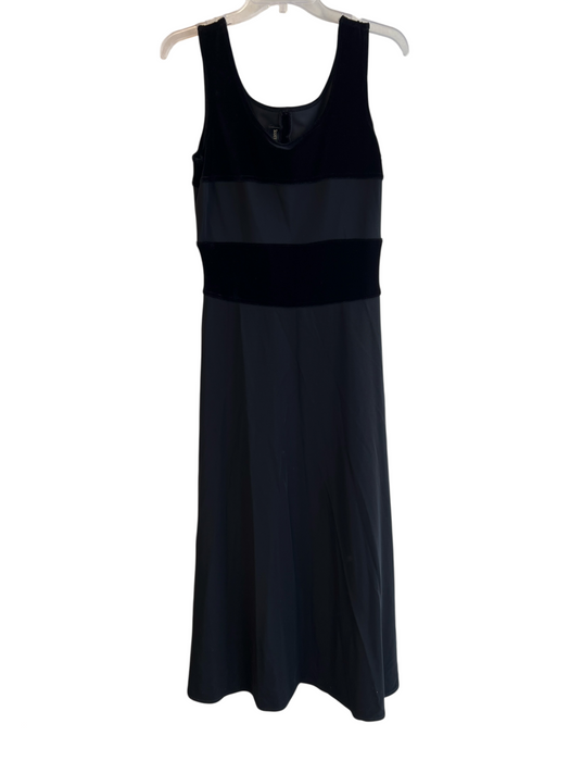 Scott McClintock Size 8 Black Nylon Blend Sleeveless Round Neck Maxi Dress Black / 8