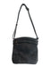 No Brand Elephant Grey Leather Gold hardware Zip Pockets Cross Body Bag Elephant Grey