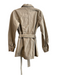 Boyish Size XS Tan Cotton Belt Front Button Closure Collared Jacket Tan / XS