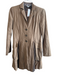 Cabi Size XS Brown Cotton Blend Front Button Pleat Detail Front Pockets Jacket Brown / XS