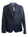 Brook's Brothers Size 2P Black Cashmere 2 Buttons Short Back Slit Blazer Black / 2P