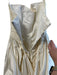 Christos New York Size EST 2 Off White Bustle back Strapless Tulle Wedding Dress Off White / EST 2