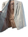 Rebecca Taylor Size 4 Light Gray Viscose Snap Closure Front Pockets Blazer Light Gray / 4