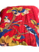No Brand Red & Multi Viscose Rectangle Birds scarf Red & Multi / Medium
