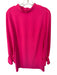 Amanda Uprichard Size M Hot pink Polyester Mock Neck Long Bell Sleeve Dress Hot pink / M