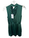 Greylin Size XS Forest Green Polyester Sleeveless Cowl Neck Dress Forest Green / XS