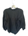 Rails Size M Black Cotton Long Balloon Sleeve Solid Button Down Top Black / M