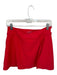 Beyond Yoga Size M Red Polyester Blend Waist Band Slit Athletic Skort Red / M