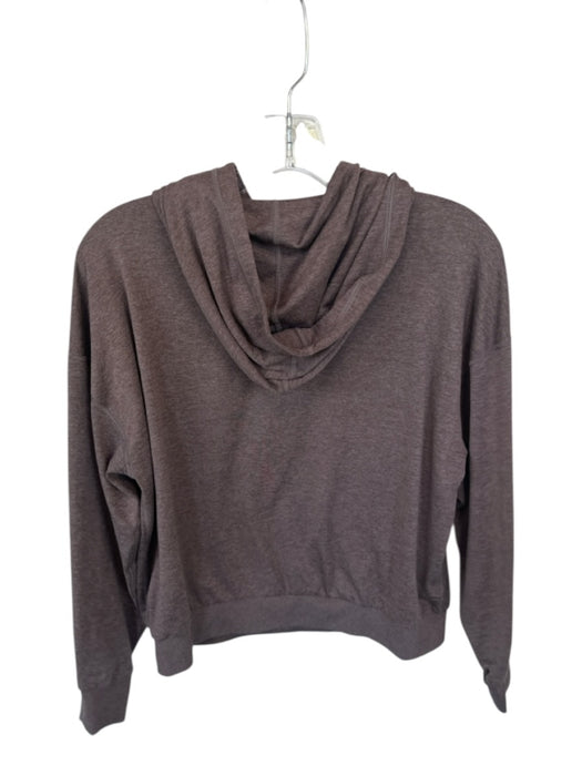 Vuori Size M Brown Recycled Polyester Blend Long Sleeve kangaroo Pocket Hoodie Brown / M