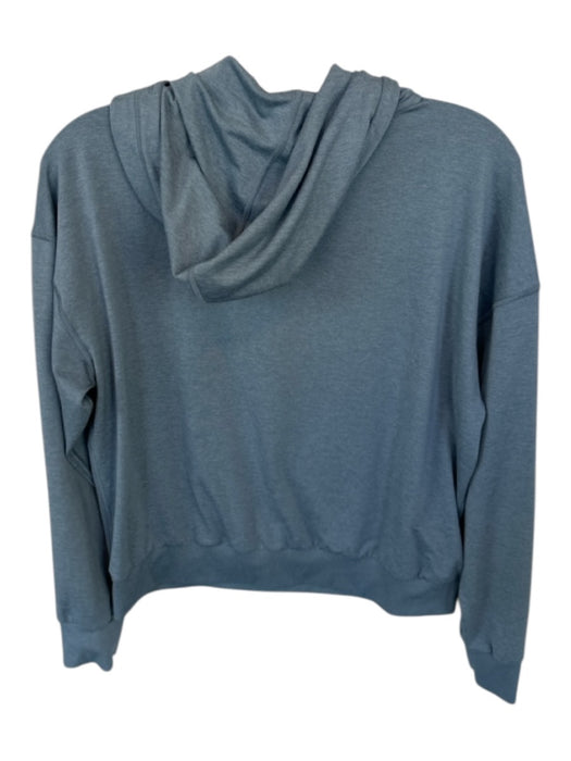 Vuori Size M Slate Blue Recycled Polyester Blend Long Sleeve Cropped Hoodie Slate Blue / M