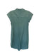 Anna Cate Size M Sage green Cotton Short Sleeve Button Down Denim Maxi Dress Sage green / M