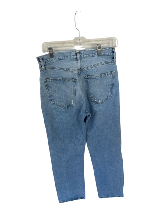 Agolde Size 27 Light Wash Organic Cotton High Waist Button Fly Jeans Light Wash / 27