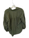 Rails Size S Olive Green Cotton Long Balloon Sleeve Solid Button Down Top Olive Green / S