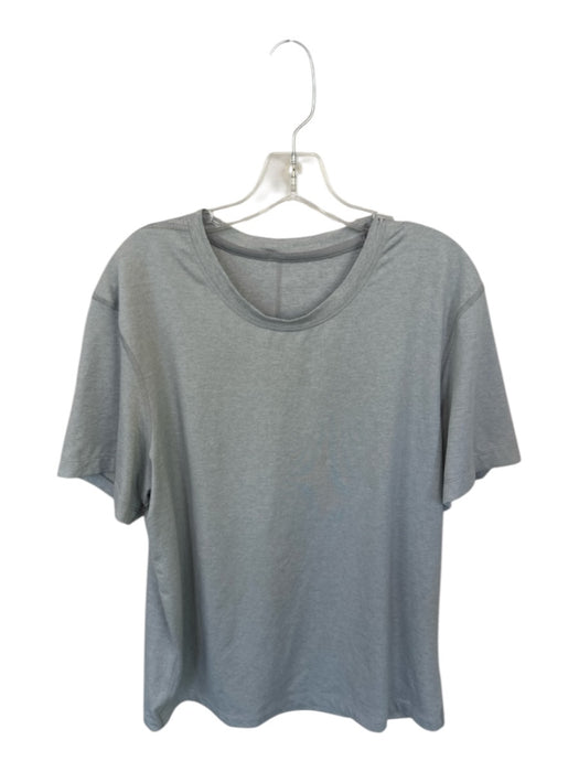 Lululemon Size Est XL Light Gray Heathered Athletic Men's T-Shirt Light Gray / Est XL