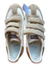 Back 70 Shoe Size 41 Cream & Tan Leather & Suede Velcro Athletic Sneakers Cream & Tan / 41