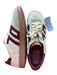 Back 70 Shoe Size 40 Cream & Maroon Leather & Faux Fur Faux Shearling Sneakers Cream & Maroon / 40