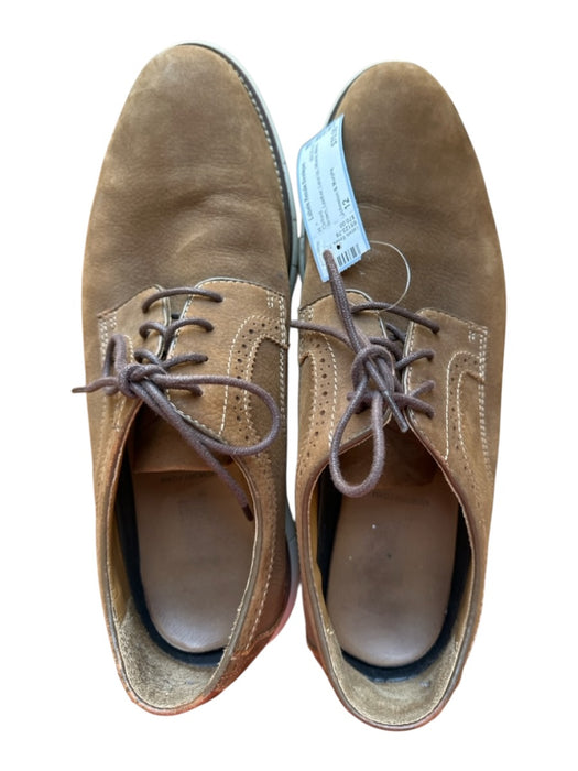 Johnston & Murphy Shoe Size 12 Brown Leather Lace Up Men's Oxford Brown / 12