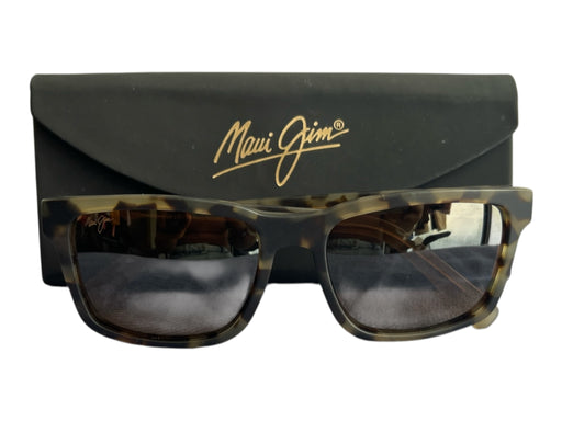 Maui Jim Brown Square lens Tortoise Polarized Sunglasses Brown