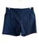 Ecru Size 2 Navy Cotton Blend Side Button Back Zip Seam Detail Shorts Navy / 2
