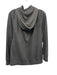 Theory Size M Dark Gray Cotton Blend Solid Hoodie Zip Up Men's Jacket Dark Gray / M