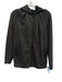 Theory Size M Dark Gray Cotton Blend Solid Hoodie Zip Up Men's Jacket Dark Gray / M