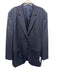 Theory Navy Blue Wool Blend Solid 2 Button Men's Blazer Navy Blue / 46R
