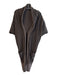 Alice + Olivia Size Est S Taupe 100% Merino Wool Knit Accordion Ribbed Sweater Taupe / Est S