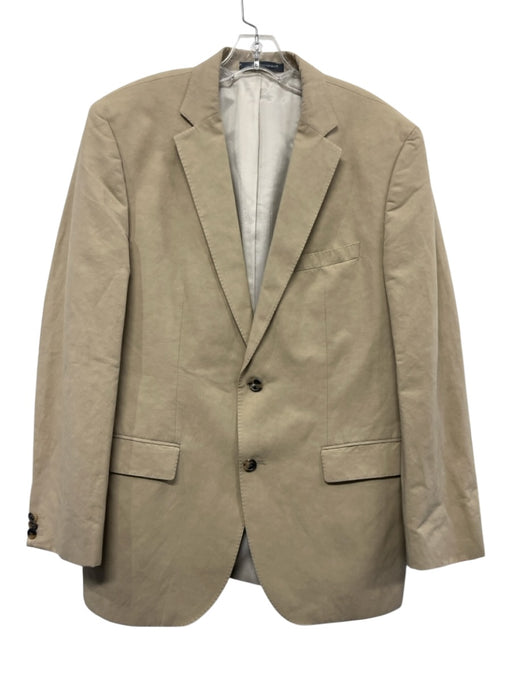 Boss Hugo Boss AS IS Beige Cotton Blend 2 Button Blazer Beige / 42R