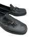 Ferragamo Shoe Size 12 Black Leather Solid Slip On Men's Shoes Black / 12