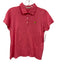Fairway & Greene Size M Coral Pink Cotton Blend Pique Cap Sleeve Polo Top Coral Pink / M