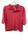 Lululemon Size 8 Red Nylon Blend Mesh Boxy Short Sleeve Polo Top Red / 8