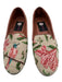 By Paige Shoe Size 6 Beige, Green, Pink Textile Needlepoint Floral Loafer Flats Beige, Green, Pink / 6