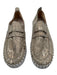 Ilse Jacobsen Shoe Size 38 Gray, Brown, White Leather & Textile Snake Loafers Gray, Brown, White / 38