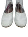 Everlane Shoe Size 7.5 White Leather Round Toe Pebbled Slip On Flats White / 7.5