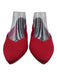Rothy's Shoe Size 8.5 Red & Blue Pointed Toe Woven Slip On Ballet Flat Flats Red & Blue / 8.5