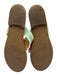 Jack Rogers Shoe Size 9 Green & White Leather Thong Wrapped Flat Sandals Green & White / 9