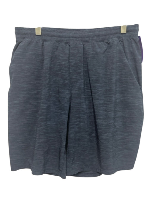 Lululemon Size L Blue Synthetic Heathered Athletic Men's Shorts Blue / L