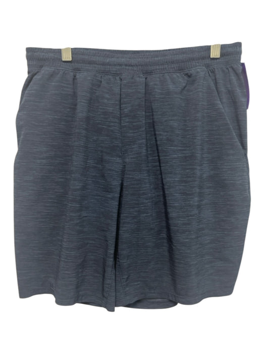 Lululemon Size L Blue Synthetic Heathered Athletic Men's Shorts Blue / L