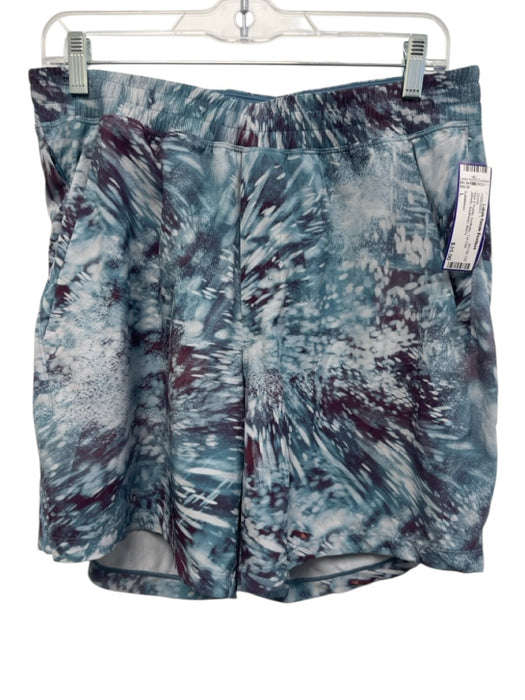 Lululemon Size L Blue & Purple Synthetic Tye Dye Athletic Men's Shorts Blue & Purple / L