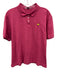 Masters Size XL Pink Cotton Collar Short Sleeve Polo Top Pink / XL