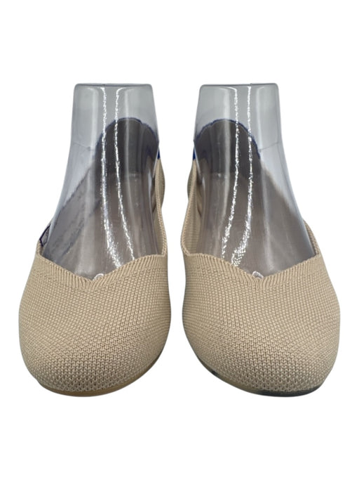 Rothy's Shoe Size 7 Beige Synthetic Round Toe Flats Beige / 7
