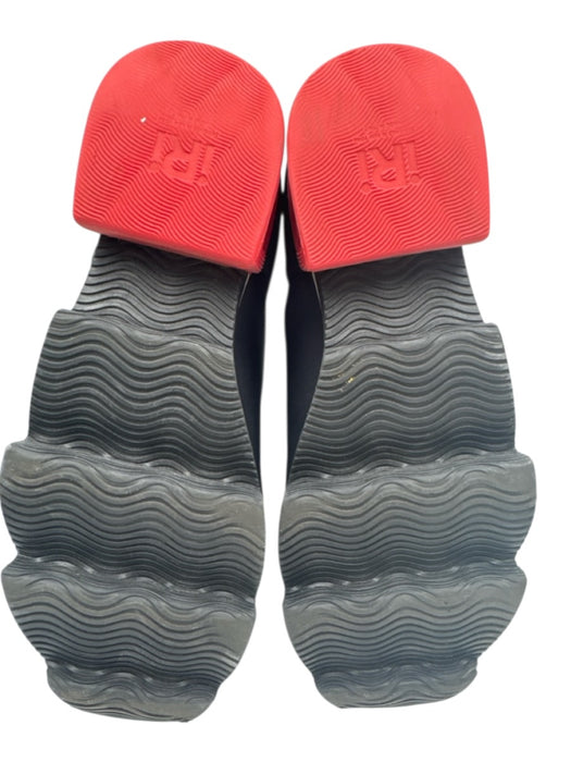 iRi Shoe Size 35.5 Black & Red Synthetic Slip On Neoprene Low Top Sneakers Black & Red / 35.5