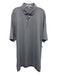 Peter Millar Size XXL Blue & White Synthetic Striped Polo Men's Short Sleeve Blue & White / XXL