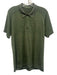 Lululemon Size Est M Green Synthetic Heathered Athletic Polo Men's Short Sleeve Green / Est M