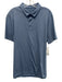 Lululemon Size Est M Blue Synthetic Striped Polo Athleisure Men's Short Sleeve Blue / Est M