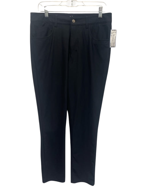 Johnnie O Size 33 Black Synthetic Solid Athletic Khakis Men's Pants Black / 33