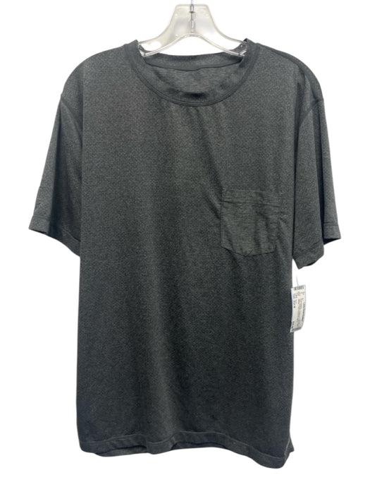 Vuori Size Est M Gray Synthetic Heathered Athletic T Shirt Men's Short Sleeve Gray / Est M