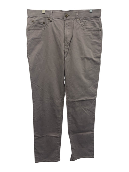 Onward Reserve Size 34 Gray Cotton Solid Khaki Slim Men's Pants Gray / 34
